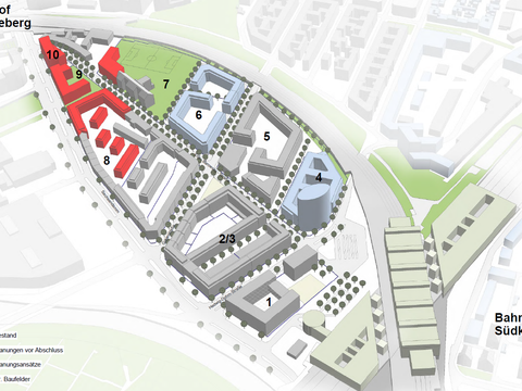 3D-Modell zur Schöneberger Linse, Südkreuz