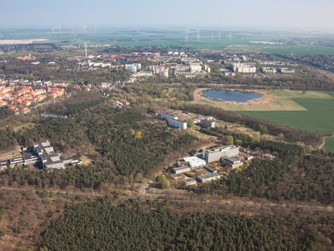 Buch – Am Sandhaus, Schrägluftbild