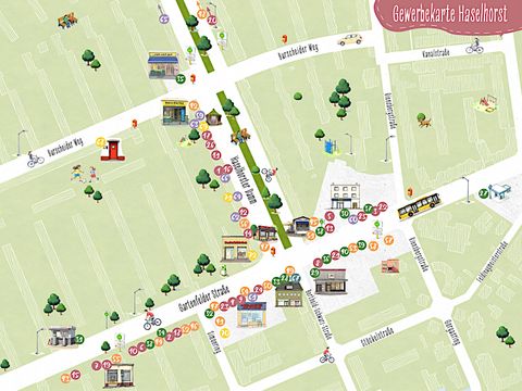 Gewerbekarte Haselhorst