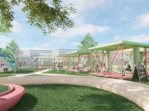 Visualisierung Parkdeck Nord Bahnhof Südkreuz