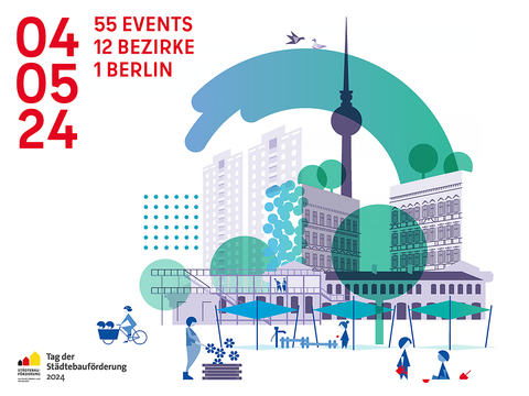 Illustration zum Tag der Städtebauförderung 2024