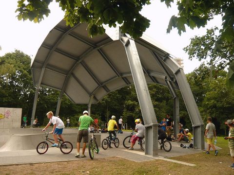 Jugendaktionsfläche mit BMX-Anlage im Spektepark (Bild: Planergemeinschaft eG)