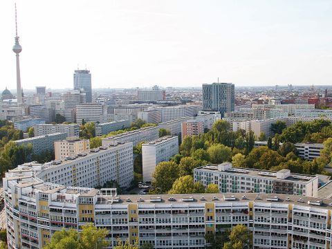 Blick über Friedrichshain West