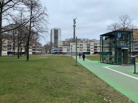 Der Mehringplatz nach der Umgestaltung