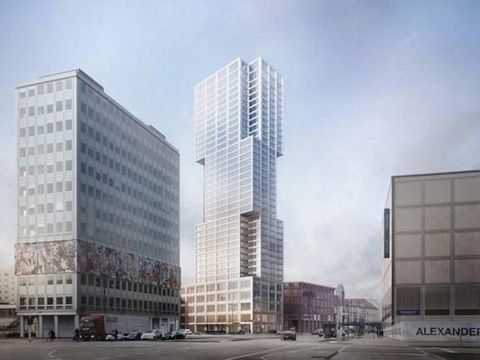 „Alexandertower“, Baufeld E1 (Bild: MonArch Dritte Projektgesellschaft GmbH & Co. KG / Entwurf Ortner & Ortner Baukunst)