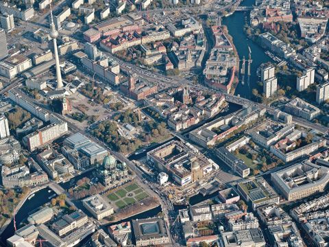 Berliner Mitte, Luftbild 2017