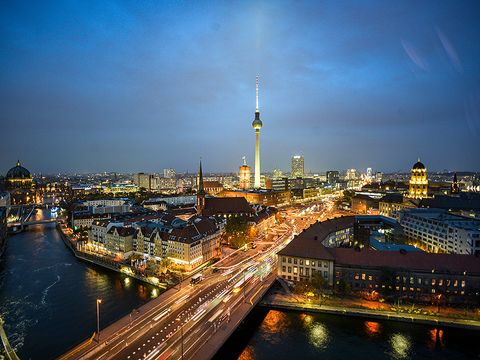 Blick auf den Molkenmarkt von der Fischerinsel