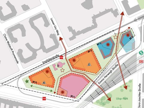 Rahmenplan „ULAP-Quartier / Invalidenstraße“ (Bild: SenStadt)