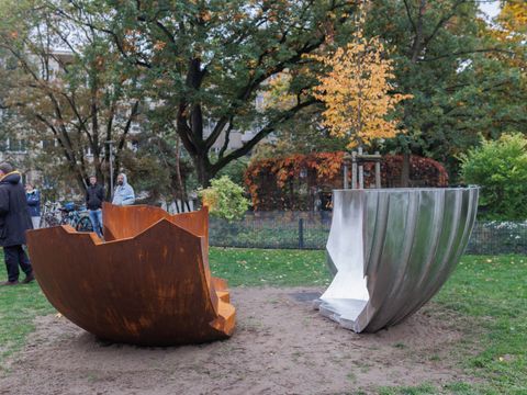 Corten- und Edelstahl