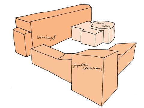 Visualisierung des künftigen Geländes.