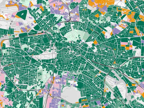 Karten Wärmeversorgungsgebiete 2045