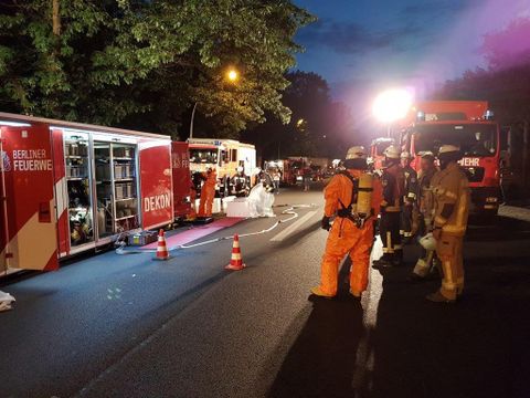 Berliner Feuerwehr im Einsatz