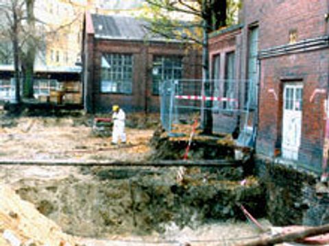 Bodenaustausch im Rahmen der Oberflächenversiegelung