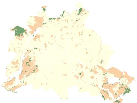 Karte der Lebensraumfunktion der Böden für naturnahe und seltene Pflanzengesellschaften (2020)