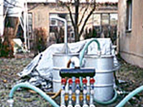 Bodenluftabsauganlage