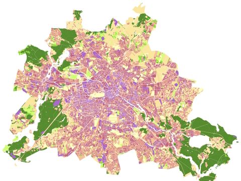 Karte der Naturnähe der Böden (2020)