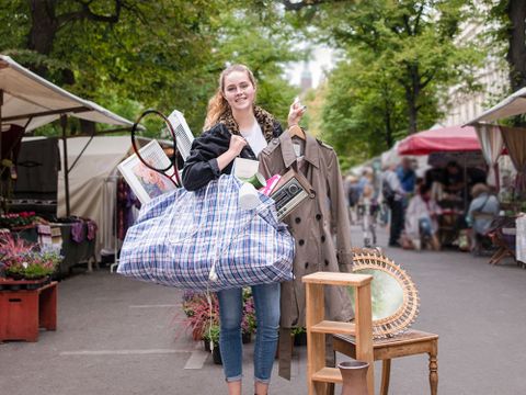 Markt mit Gebrauchtwaren