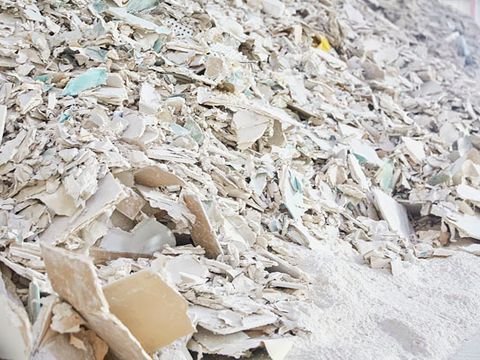 Gips-Recycling