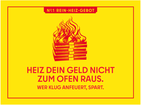 Heizen Sie Ihr Geld nicht zum Ofen raus.