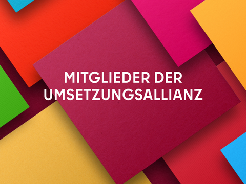 Mitglieder der Umsetzungsallianz Nachhaltiges Berlin