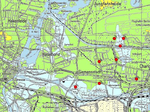 Karte Grundwasserstand
