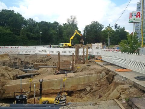 Baustelle in Berlin-Buch