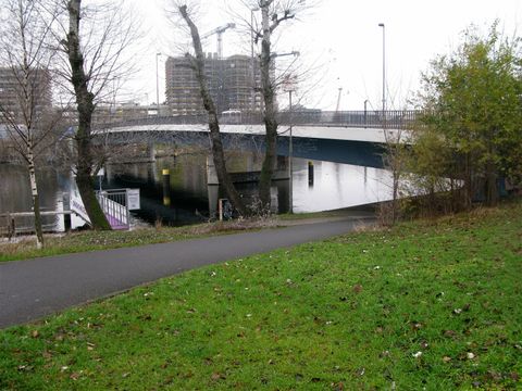Nordhafenbrücke Seitensicht Ost (Bild: SenMVKU)