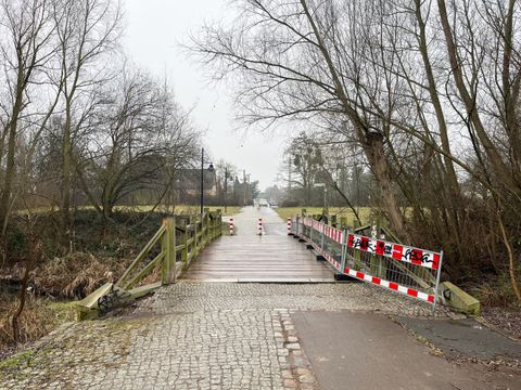 Bestandsbauwerk Spektelakesteg I, Februar 2025