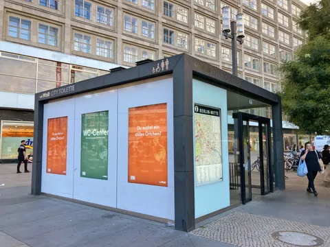 Öffentliche Toilette in Berlin