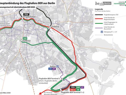 Verbindungen Berlin-BER