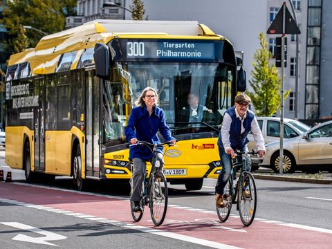 Radfahrer in Berlin