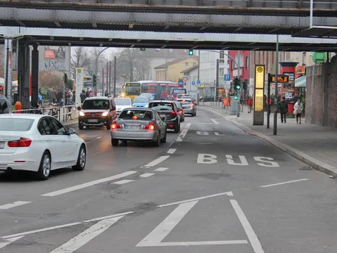 Verkehrssituation Bahnhof Mahlsdorf