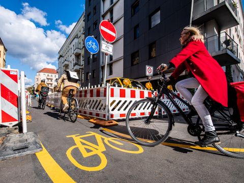 Baustelle, Fahrradweg