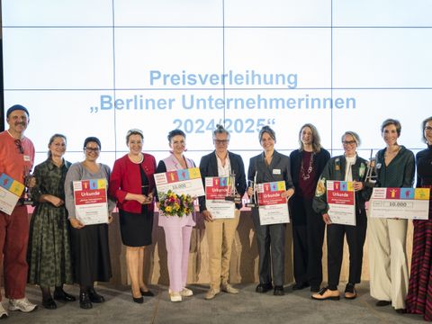 Preisverleihung Berliner Unternehmerinnen 2024/2025
