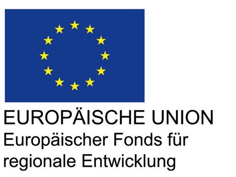 EU-Logo mit EFRE - Zusatz unten