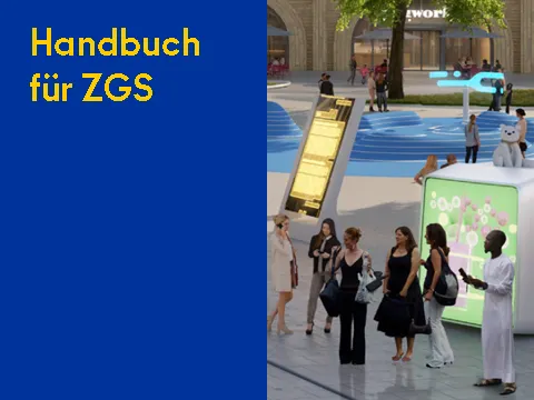 Digital erstelltes Bild zeigt einen Ausschnitt einer Menschenmenge