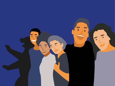 Illustration zeigt unterschiedliche Menschen