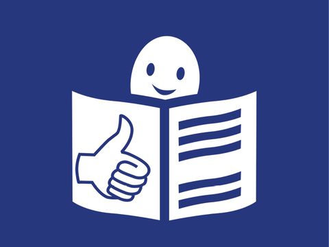 Illustriert ist das Leichte Sprache Symbol