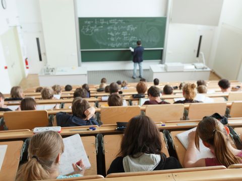 Hörsaal in der Humboldt-Universität zu Berlin