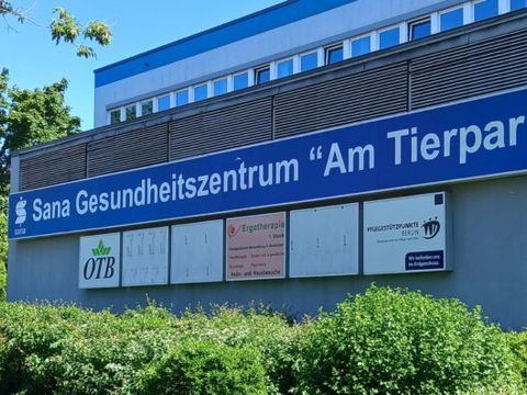 Eingang zum Pflegestützpunkt Rummelsburger Straße