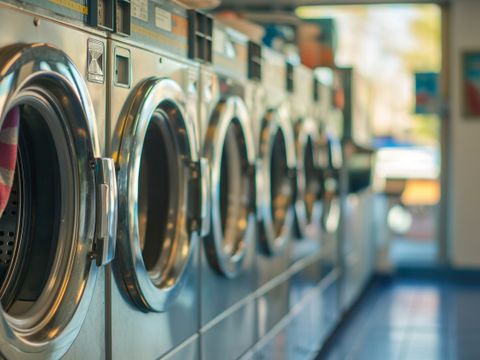 laundromat with modern machines