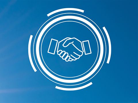 Icon eines Handschüttelns