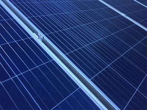 Solarmodule Nahaufnahme
