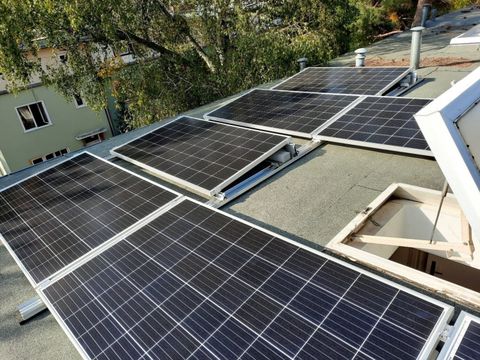 Papageiensiedlung Zehlendorf mit Solardach
