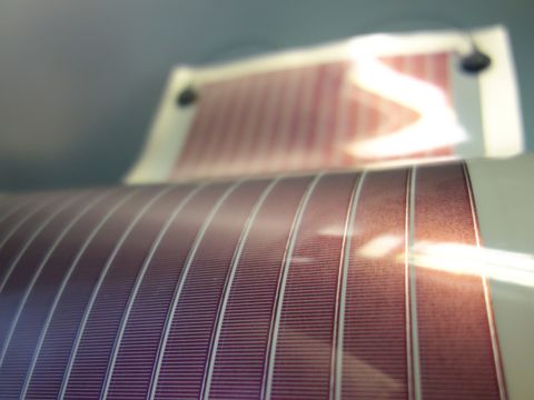 OPV-Modul mit Ultrabarrierefolie