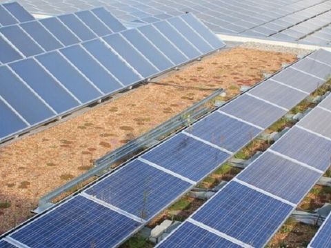 Solaranlage auf Dach