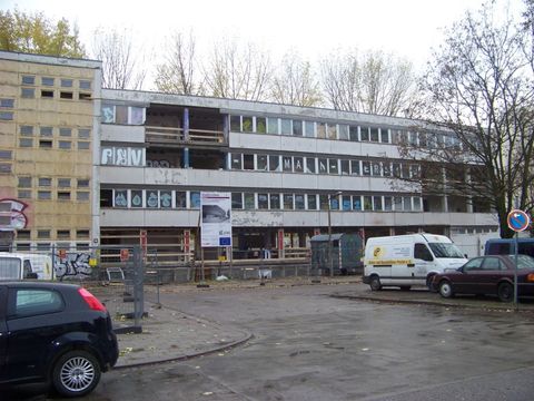 Baustelle Bezirkszentralbibliothek