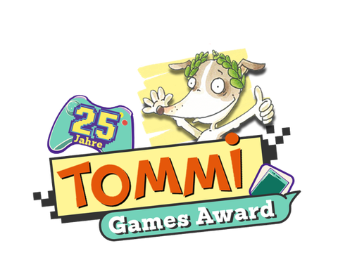 Titel mit Illustration für den Tommi Games Award 2026
