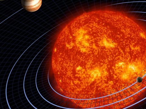 Grafische Dartstellung unseres Sonnensystems