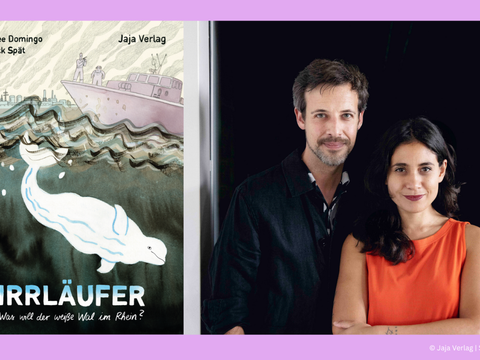 Coverabbildung eines Comics und Portraitfotos von Autor und Zeichnerin